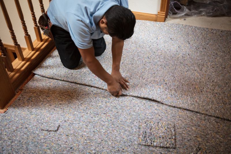 Living Room Carpet Installation